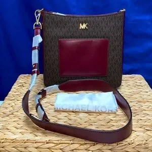 Michael Kors swing back pack Cooper Pebbled Leather Sling Pack in LUGGAGE - Sale  main image 3